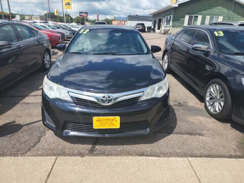 2012 Toyota Camry for sale at Brothers Used Cars Inc in Sioux City IA