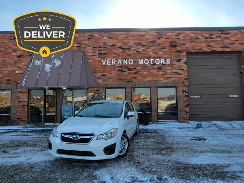 2012 Subaru Impreza for sale at Verano Motors in Addison IL