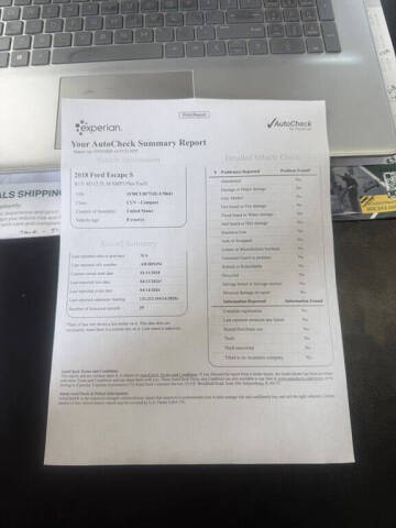 2018 Ford Escape S