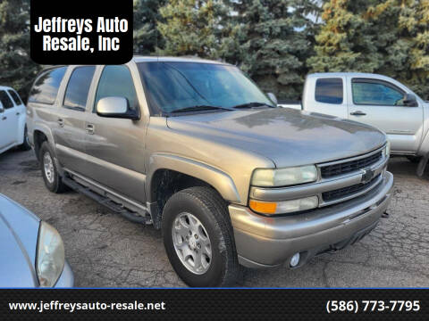 2003 Chevrolet Suburban for sale at Jeffreys Auto Resale, Inc in Clinton Township MI