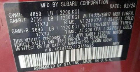 2020 Subaru Outback Premium