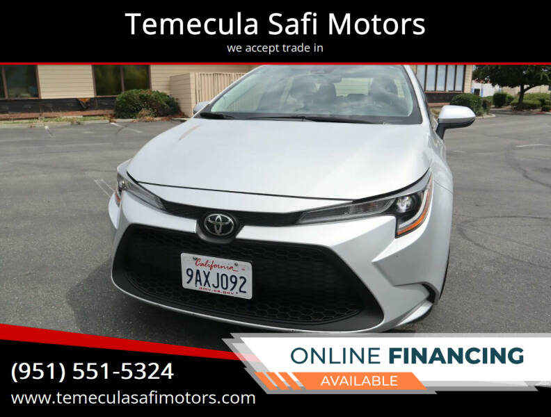 2021 Toyota Corolla for sale at Temecula Safi Motors in Temecula CA