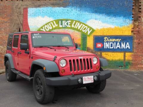 2009 Jeep Wrangler Unlimited for sale at Bob Walters Linton Motors in Linton IN