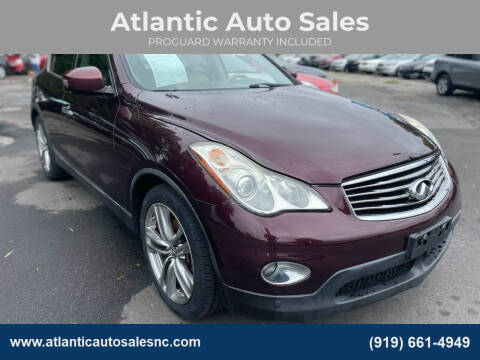2011 Infiniti EX35 for sale at Atlantic Auto Sales in Garner NC