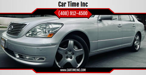 2005 Lexus LS 430 for sale at Car Time Inc in San Jose CA