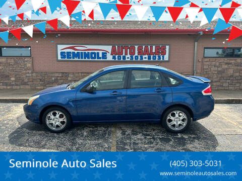 2009 Ford Focus for sale at Seminole Auto Sales in Seminole OK