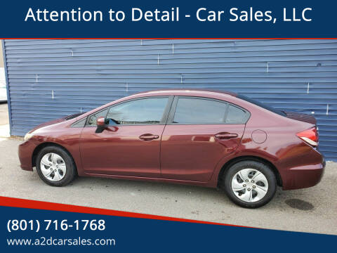 2014 Honda Civic for sale at Attention to Detail - Car Sales, LLC in Ogden UT