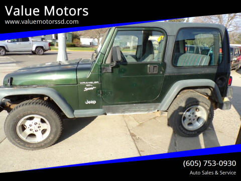 1997 Jeep Wrangler for sale at Value Motors in Watertown SD