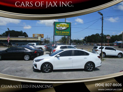 2021 Kia Forte for sale at CARS OF JAX INC. in Jacksonville FL