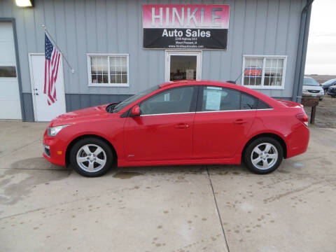 2015 Chevrolet Cruze for sale at Hinkle Auto Sales in Mount Pleasant IA