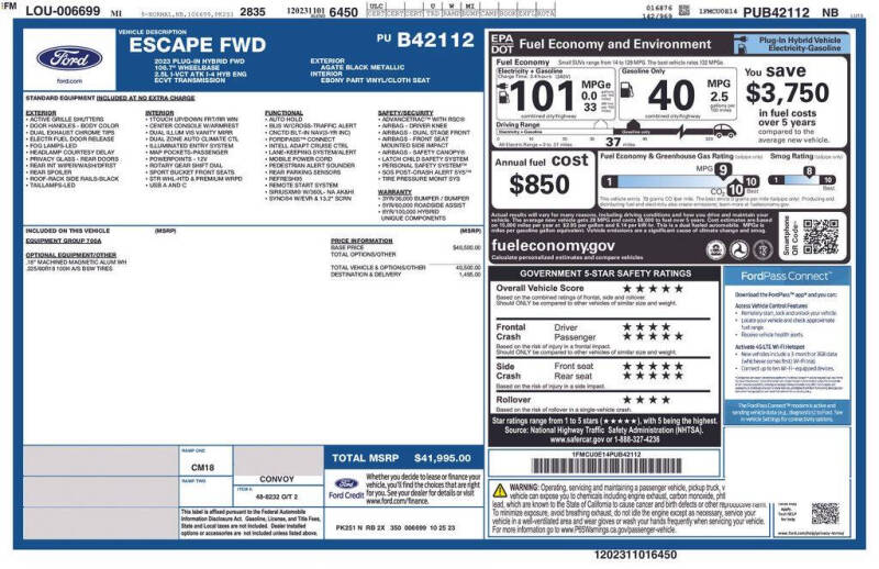 2023 Ford Escape Plug-In Hybrid