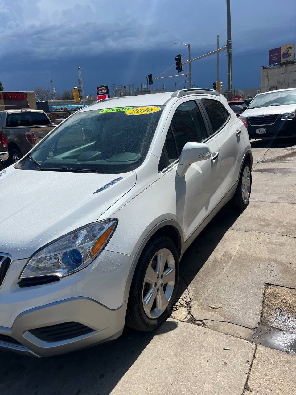 White 2016 Buick Encore Base Base 4dr Crossover 1