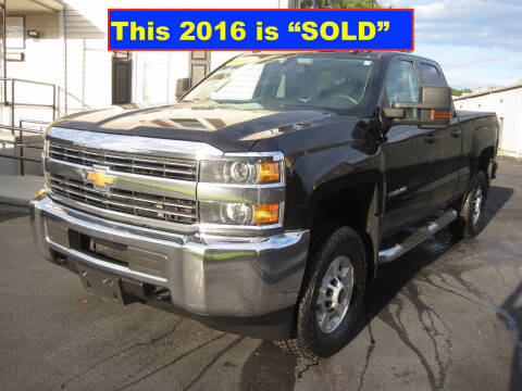 2016 Chevrolet Silverado 2500HD for sale at BR Sales LLC in Webster MA