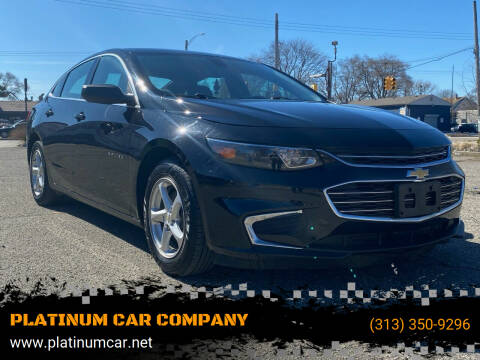 2017 Chevrolet Malibu for sale at PLATINUM CAR COMPANY in Detroit MI