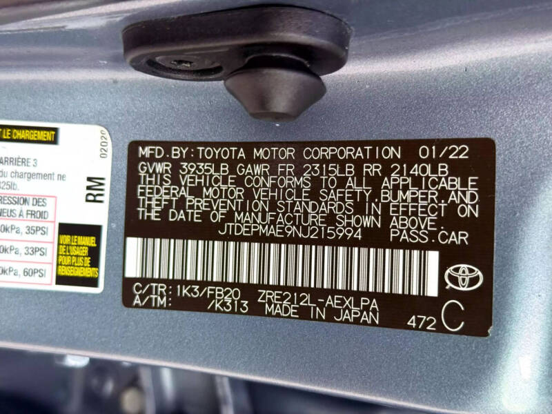 2022 Toyota Corolla LE