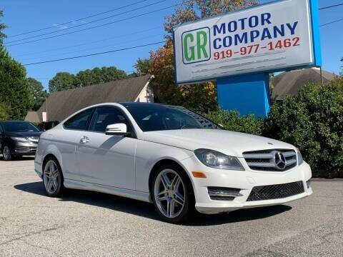 2013 Mercedes-Benz C-Class for sale at GR Motor Company in Garner NC