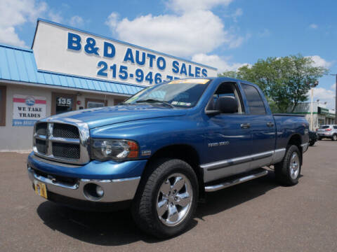2004 Dodge Ram Pickup 1500 for sale at B & D Auto Sales Inc. in Fairless Hills PA