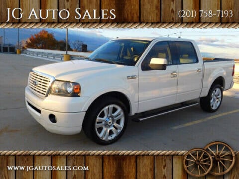2008 Ford F-150 for sale at JG Auto Sales in North Bergen NJ