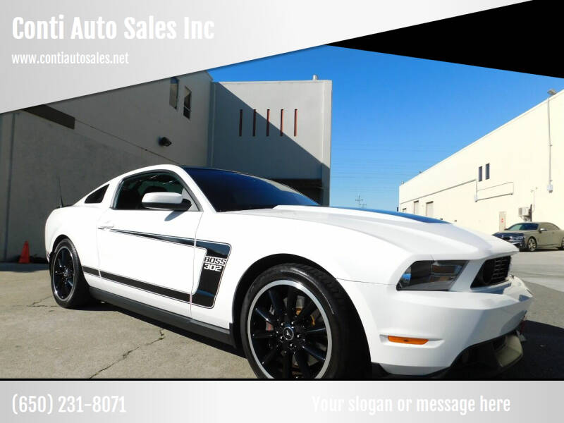 2012 Ford Mustang for sale at Conti Auto Sales Inc in Burlingame CA