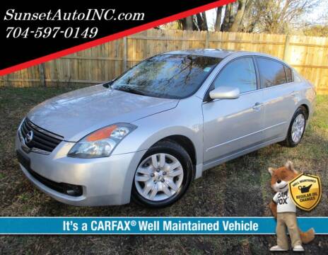 2009 Nissan Altima for sale at Sunset Auto in Charlotte NC