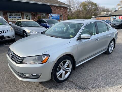 2015 Volkswagen Passat for sale at Auto Choice in Belton MO