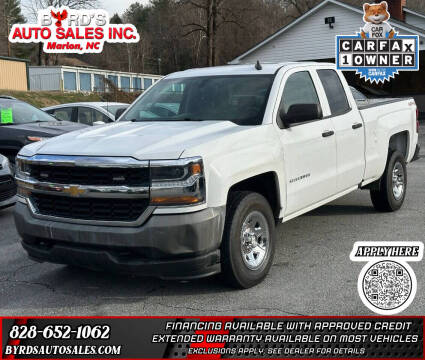 2017 Chevrolet Silverado 1500 for sale at Byrds Auto Sales in Marion NC