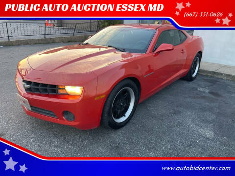 2013 Chevrolet Camaro for sale at PUBLIC AUTO AUCTION ESSEX MD in Essex MD