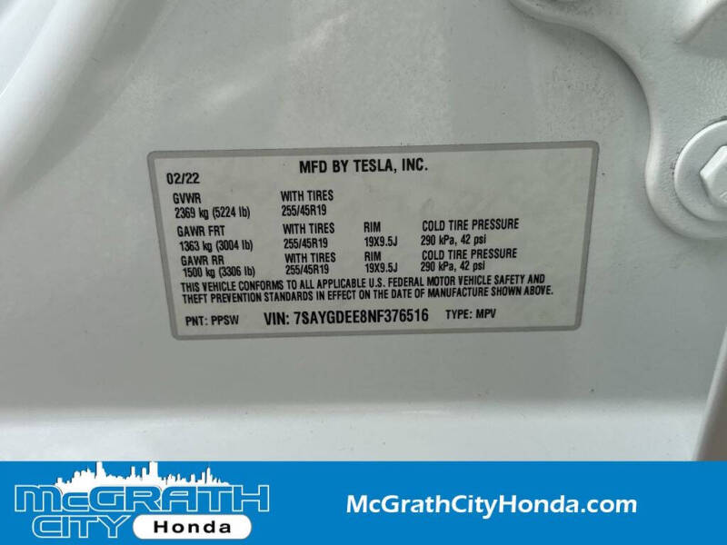 2022 Tesla Model Y Long Range