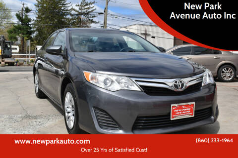 2014 Toyota Camry for sale at New Park Avenue Auto Inc in Hartford CT