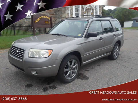 2006 Subaru Forester for sale at GREAT MEADOWS AUTO SALES in Great Meadows NJ