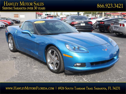 2008 Chevrolet Corvette for sale at Hawley Motor Sales in Sarasota FL