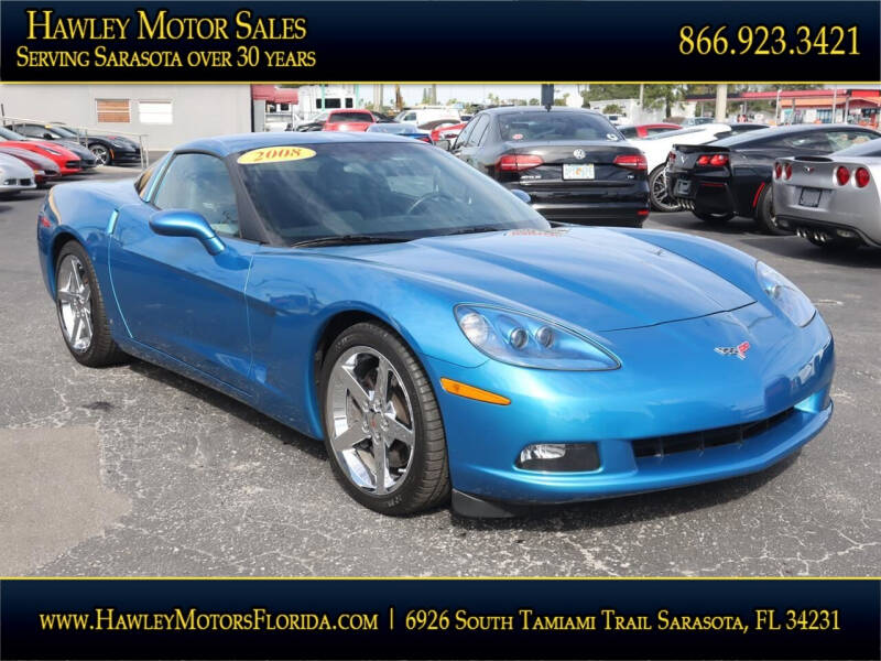 2008 Chevrolet Corvette for sale at Hawley Motor Sales in Sarasota FL