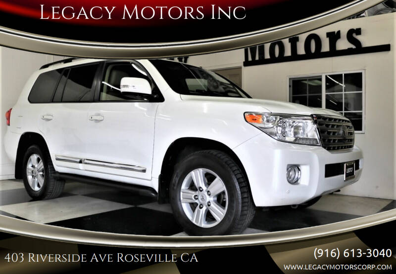 2014 Toyota Land Cruiser for sale at Legacy Motors Inc in Roseville CA
