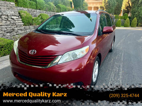 2015 Toyota Sienna for sale at Merced Quality Karz in Merced CA