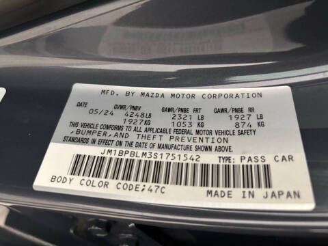 2025 Mazda Mazda3 Hatchback 2.5 S Carbon Edition