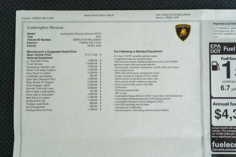 2024 Lamborghini Huracan Sterrato