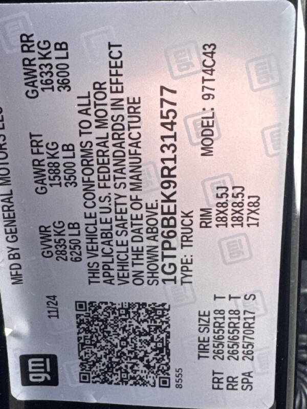 2024 GMC Canyon Elevation