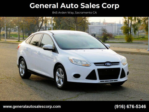 2014 Ford Focus for sale at General Auto Sales Corp in Sacramento CA