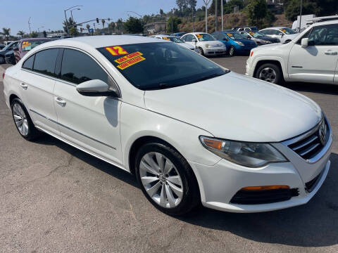 2012 Volkswagen CC for sale at 1 NATION AUTO GROUP in Vista CA