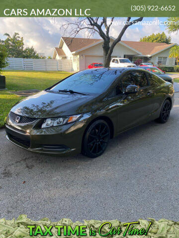 2012 Honda Civic for sale at CARS AMAZON LLC in Miami FL