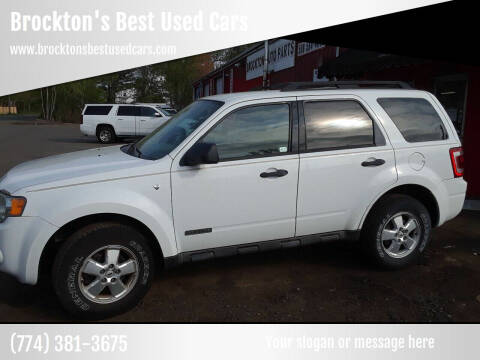 2008 Ford Escape for sale at Brockton's Best Auto Sales in Brockton MA