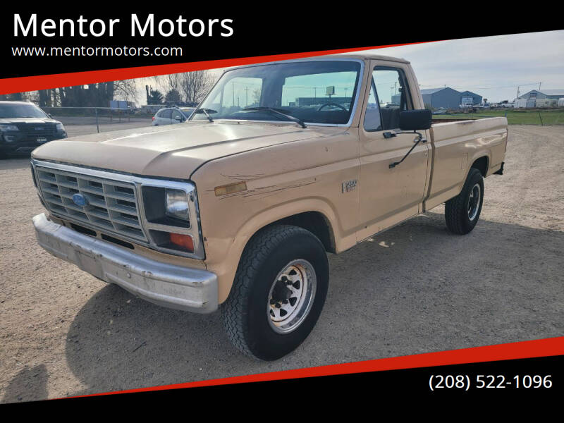 1986 Ford F-250 for sale at Mentor Motors in Idaho Falls ID