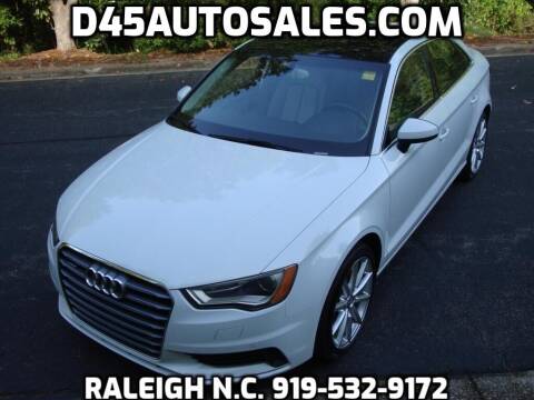 2015 Audi A3 for sale at D45 Auto Brokers in Raleigh NC