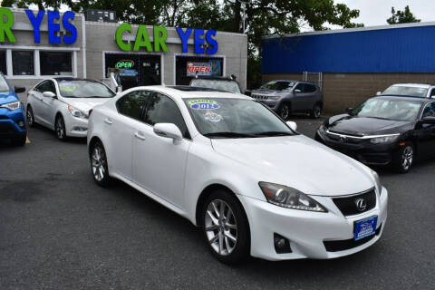 2012 Lexus IS 250 for sale at Car Yes Auto Sales in Baltimore MD