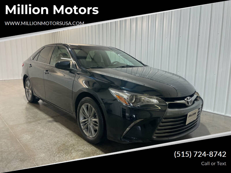2016 Toyota Camry for sale at Million Motors in Adel IA