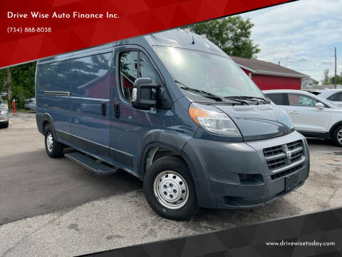 2018 RAM ProMaster for sale at Drive Wise Auto Finance Inc. in Wayne MI