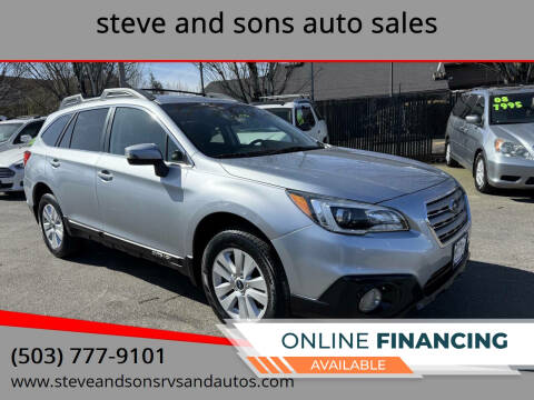 2017 Subaru Outback for sale at steve and sons auto sales in Happy Valley OR