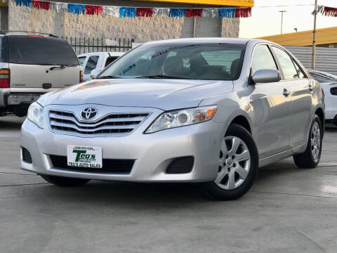 2010 Toyota Camry for sale at Teo's Auto Sales in Turlock CA