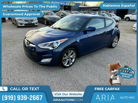 2017 Hyundai Veloster for sale at Aria Auto Inc. in Raleigh NC