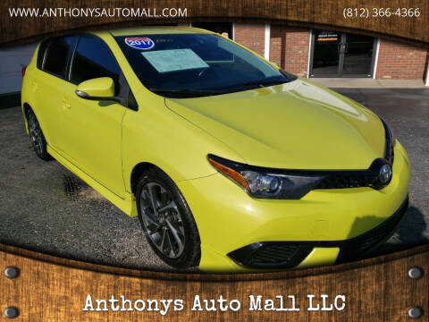 2017 Toyota Corolla iM for sale at Anthonys Auto Mall LLC in New Salisbury IN